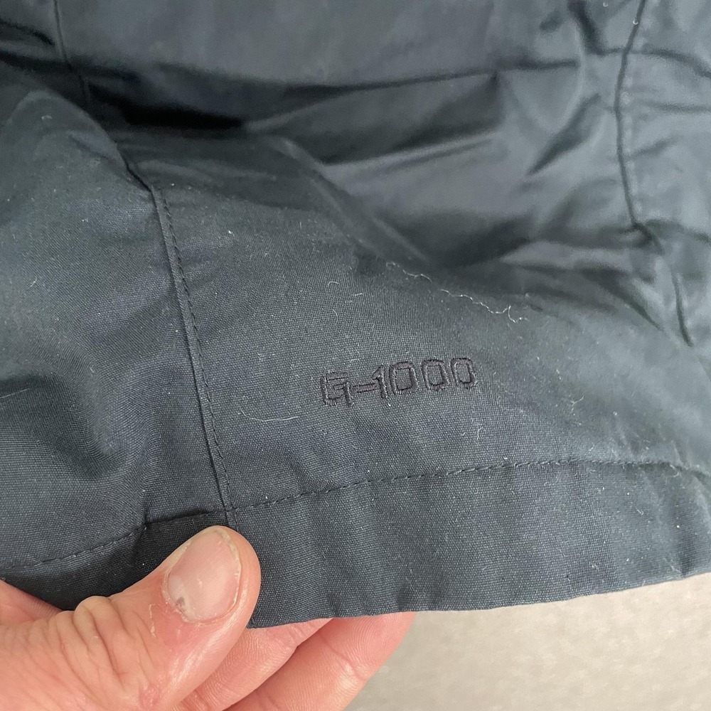Fjallraven Kiruna Padded Parka Coat Womens XL Blue G-1000 Hooded Insulated - Picture 3 of 11